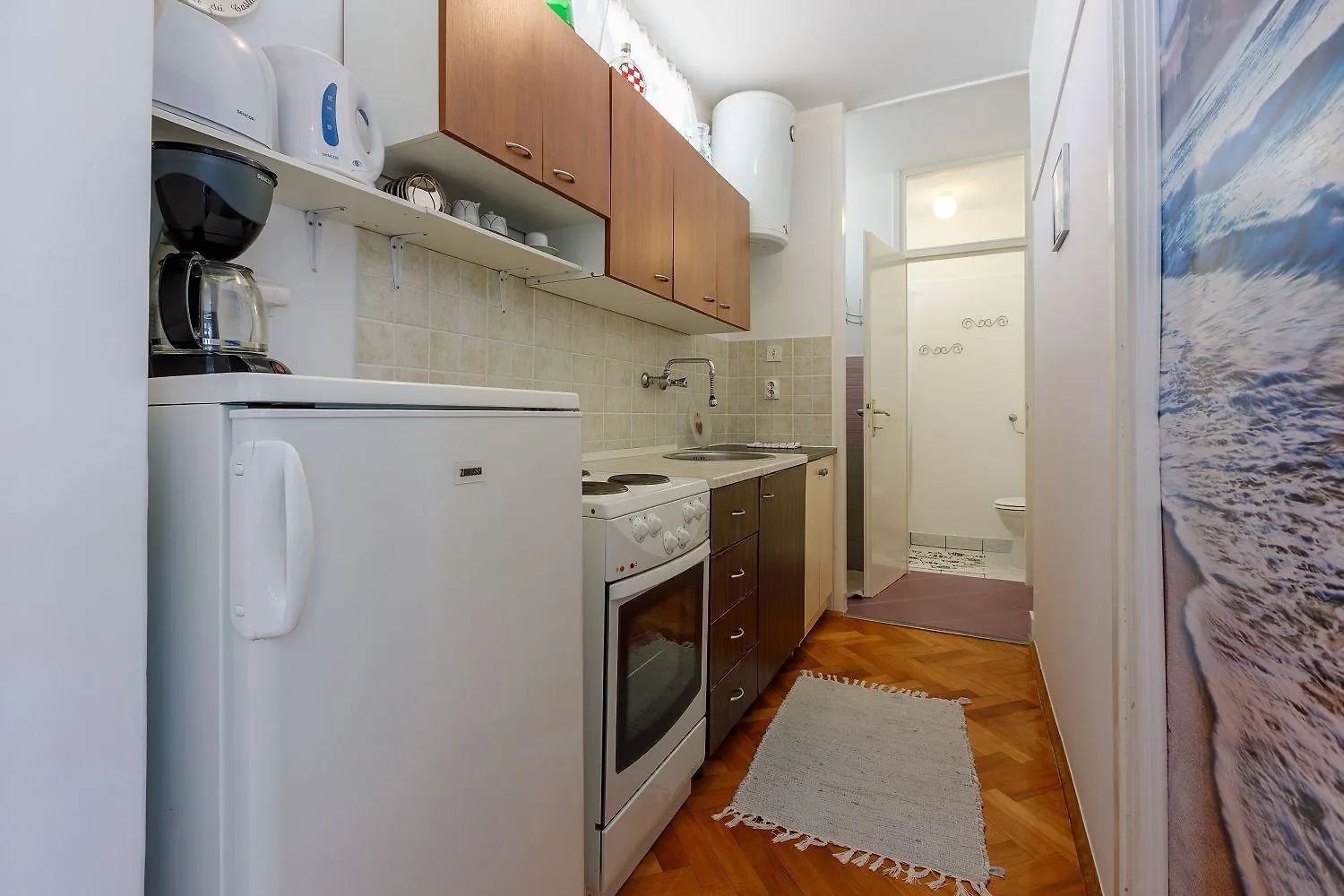 Helles Apartment Nur 190 Meter Zum Strand Mit Meerblick, Privater Terrasse, Wifi Dramalj