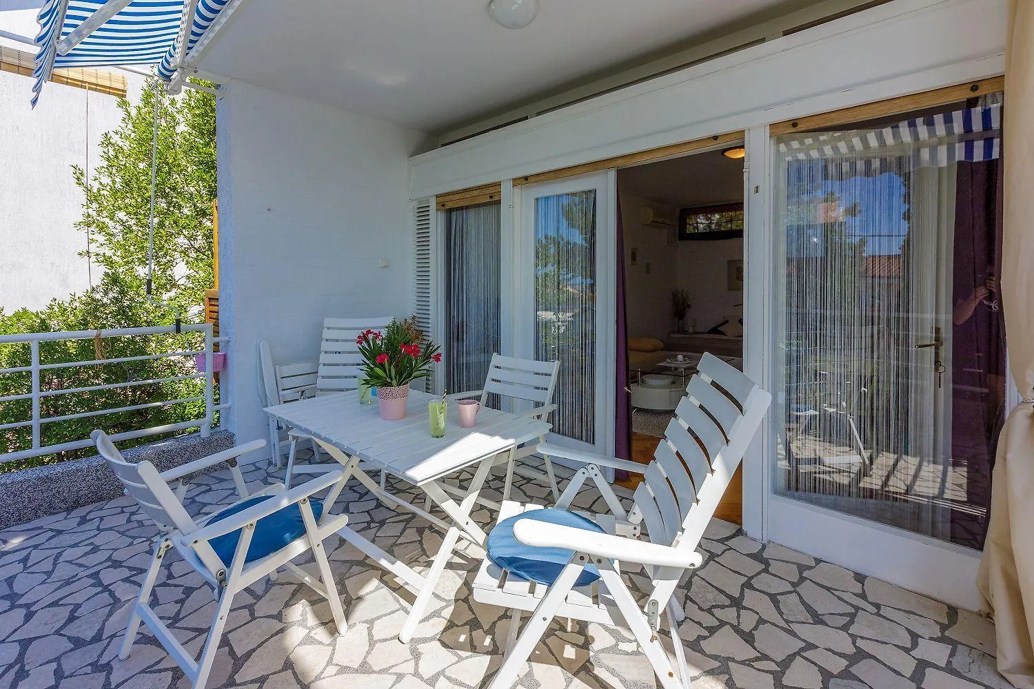 Helles Apartment Nur 190 Meter Zum Strand Mit Meerblick, Privater Terrasse, Wifi Dramalj 0*,