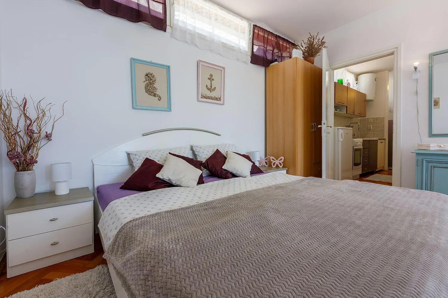 Helles Apartment Nur 190 Meter Zum Strand Mit Meerblick, Privater Terrasse, Wifi Dramalj